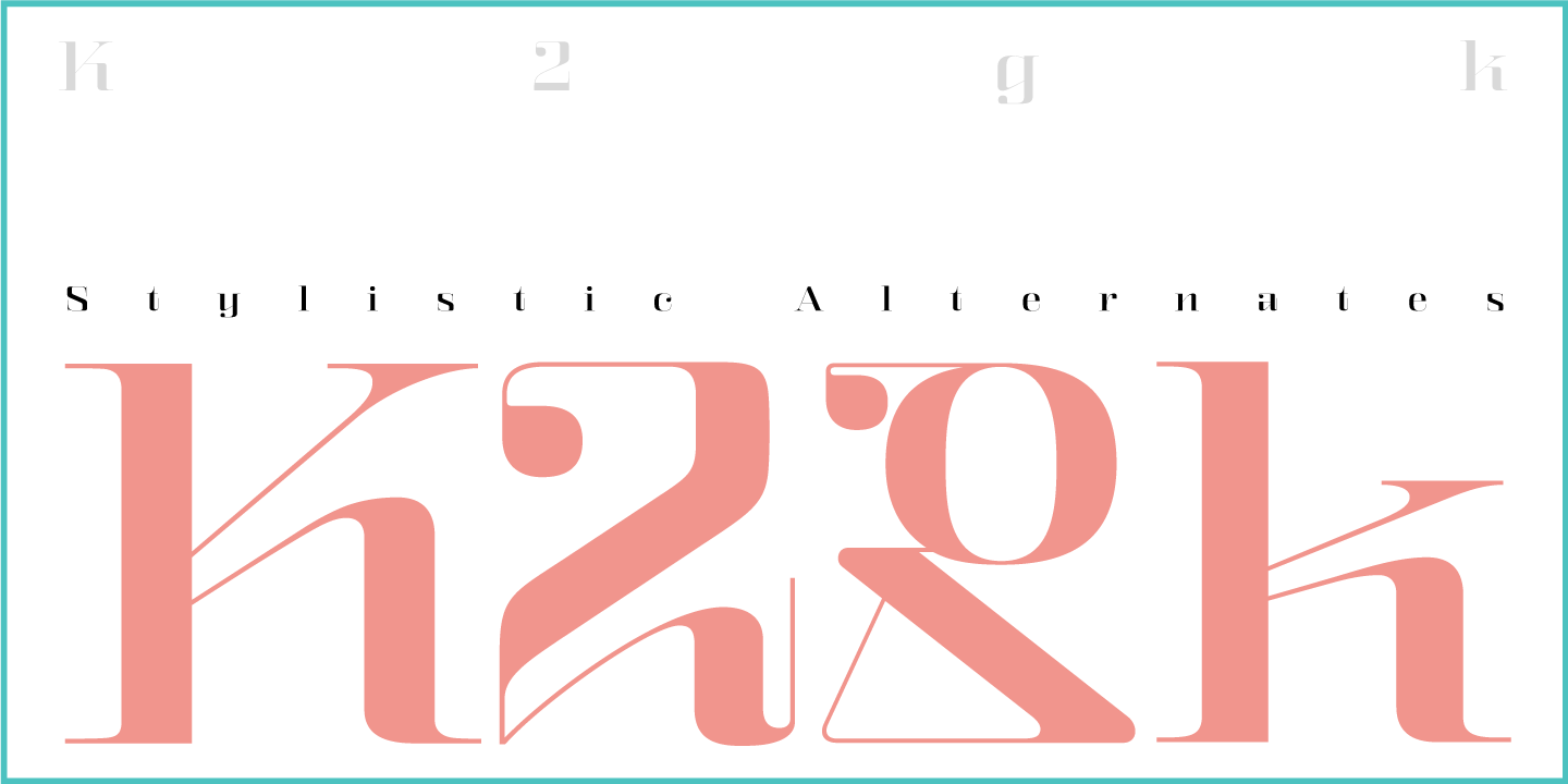 Example font Kalender Serif #4